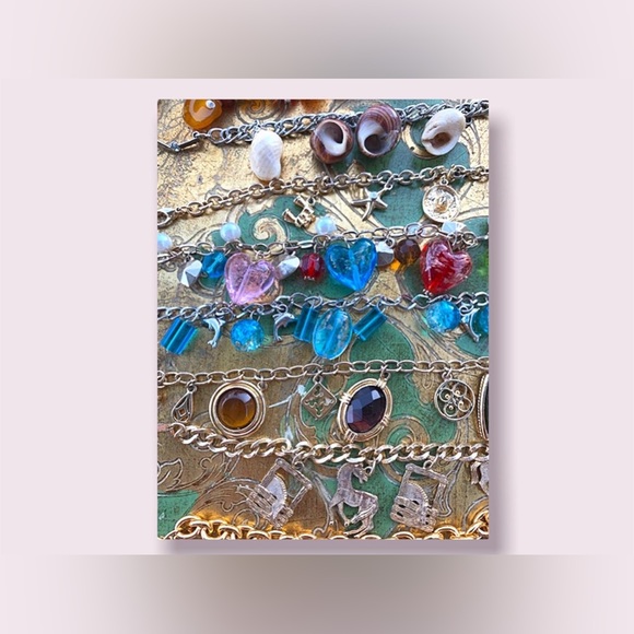 Vintage Charm Bracelets Beaded Jewelry Lot - Picture 9 of 10